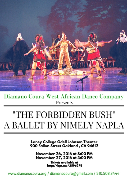 Nimely Napla and Diamano Coura’s The Forbidden Bush premieres November 26-27