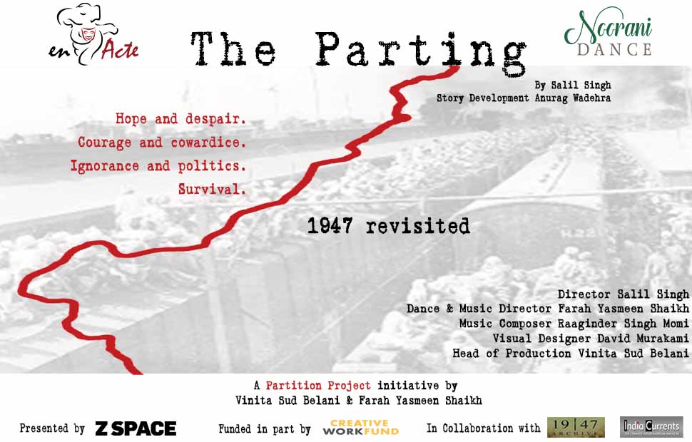 Farah Yasmeen Shaikh & EnActe Arts Premiere “The Parting,” Jan 19-21